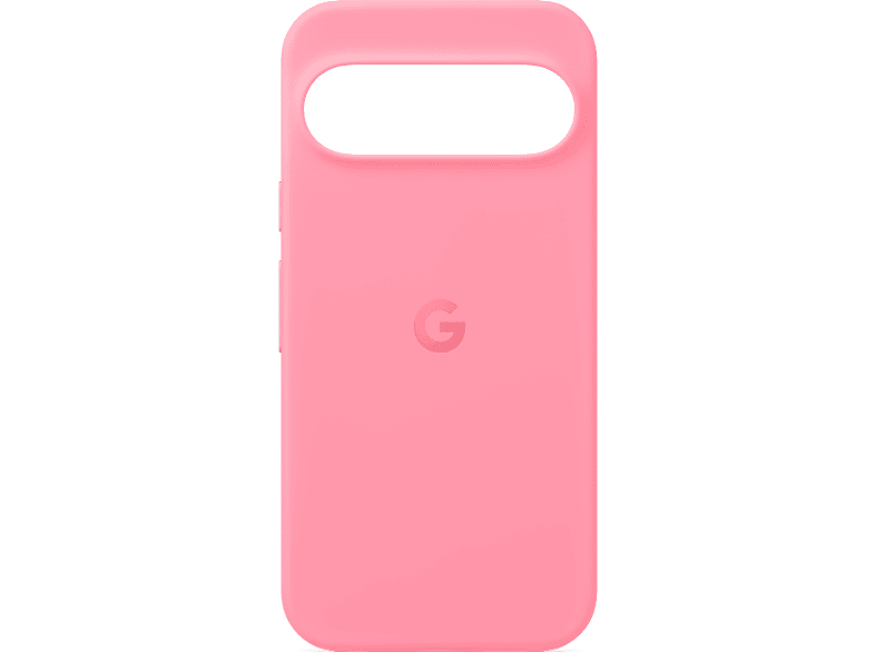 Google Pixel 9 + Pixel 9 Pro Compatible con Pixel 9 y Pixel 9 Pro Silicona Resistente a Manchas Rosa Peonía