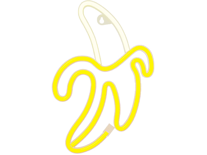 Forever Banana Funcionan mediante pilas o USB Tecnología LED Amarillo