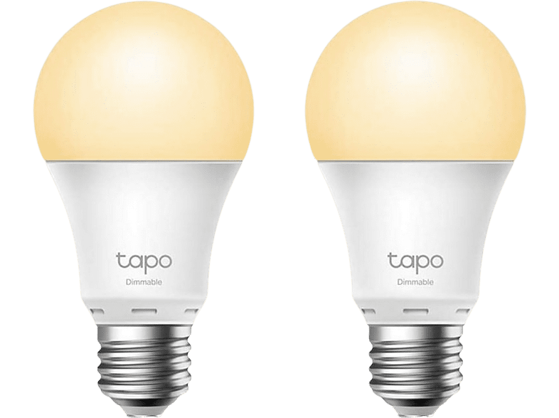 TP-Link Tapo L510E 2 unidades WiFi Control por voz Luz cálida Regulable Blanco