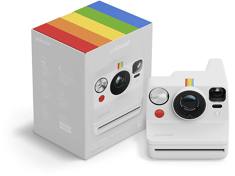 Polaroid Now+ Generación 3 Bluetooth Batería recargable Flash Preciso Blanco