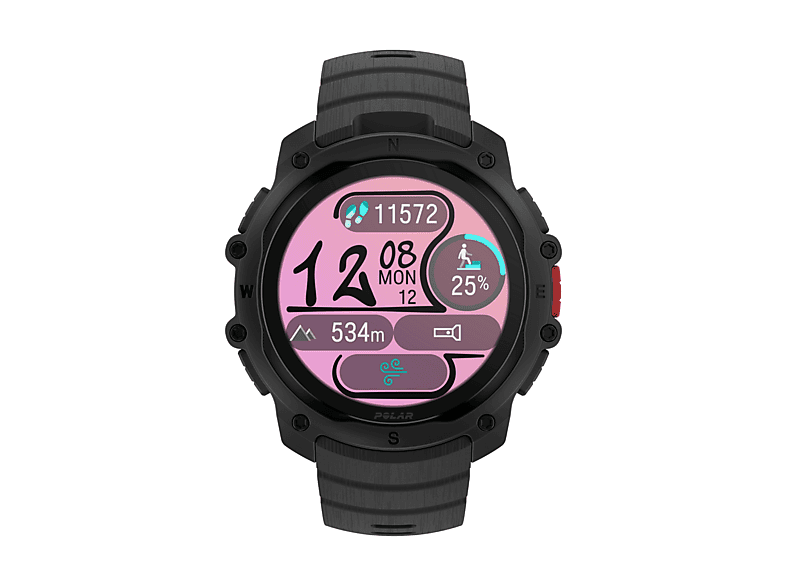 Polar Street X Negro Correa 22mm Pantalla 1.28 AMOLED Táctil a Color Hasta 10 días de Autonomía