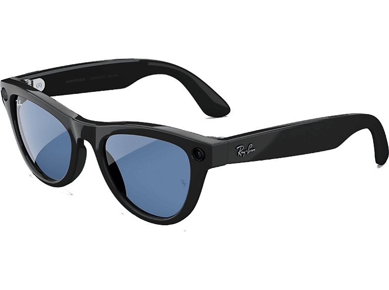 Ray-Ban Meta Skyler Negro brillante Transitions® transparente Azul cerúleo