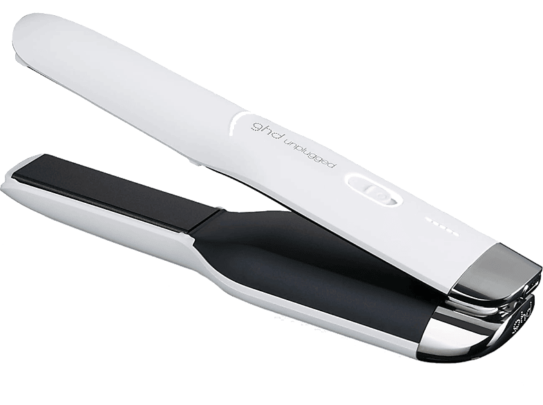 ghd Unplugged Cerámica 15W 185°C Sin Cable 20 min Autonomía Carga USB-C Blanco