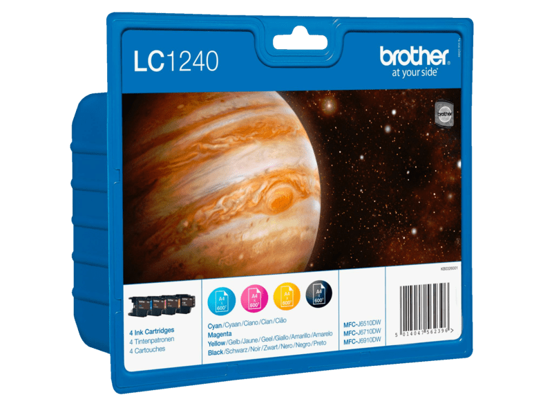 Brother LC1240VAL negro cian magenta y amarillo