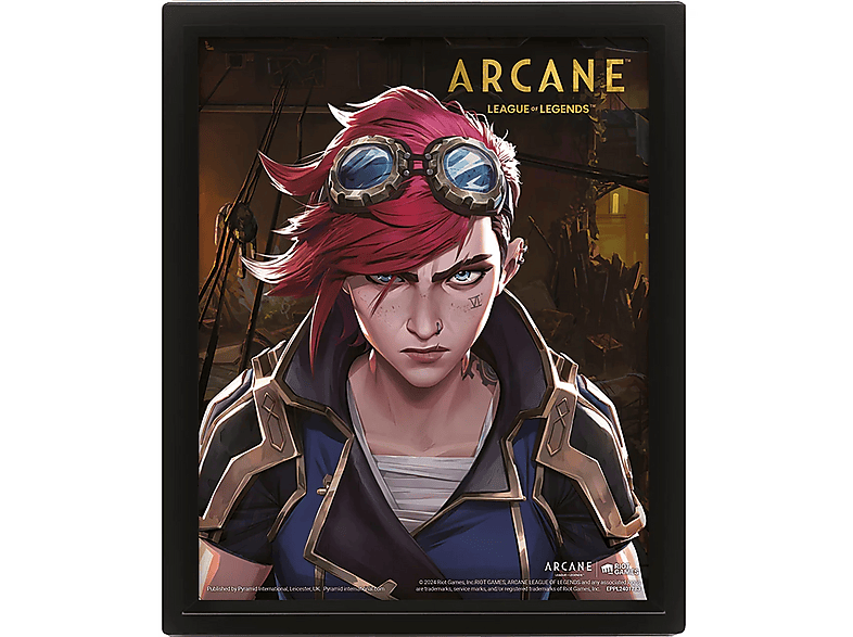 Sherwood Jinx-Vi Arcane Enmarcado Licencia oficial Arcane