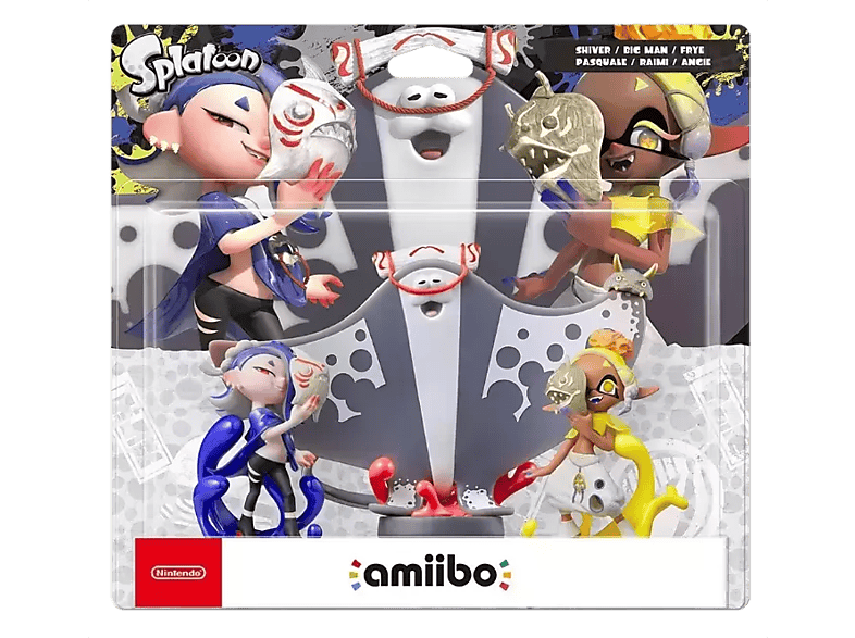 Nintendo Amiibo Splatoon 3 Deep Cut Shiver Frye y Big Man