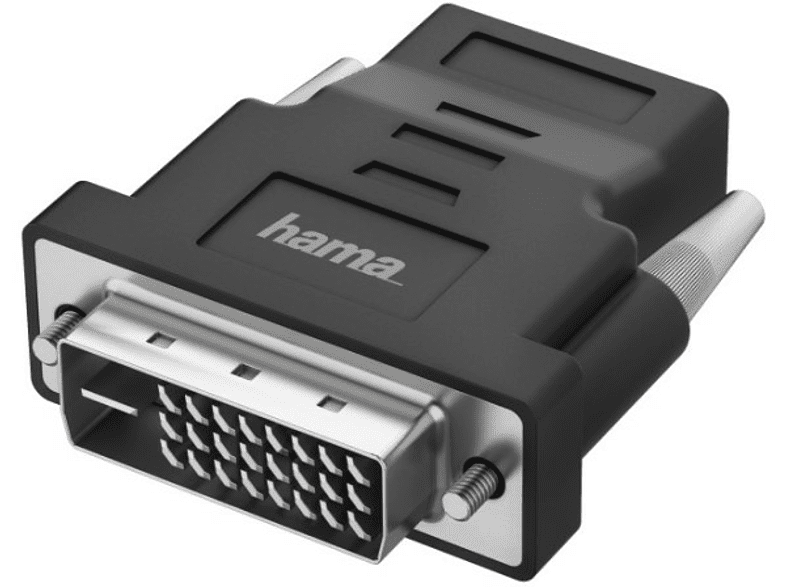 Hama 00200338 UHD 4K De DVI a HDMI Negro
