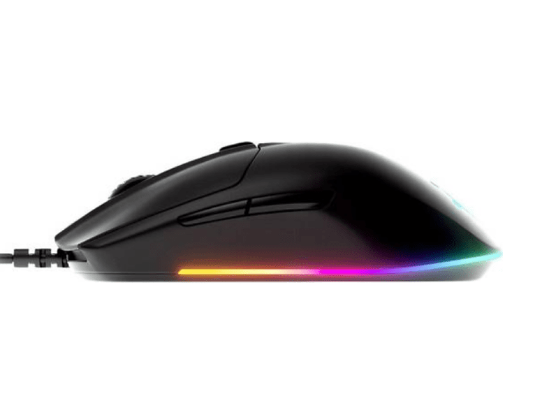 SteelSeries Rival 3 8500 ppp USB tipo A Con cable Sensor de luz Iluminación RGB Negro