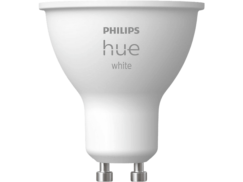 Philips Hue GU10 Luz Blanca Cálida 4.3 W Compatible con Alexa y Google Home Blanco