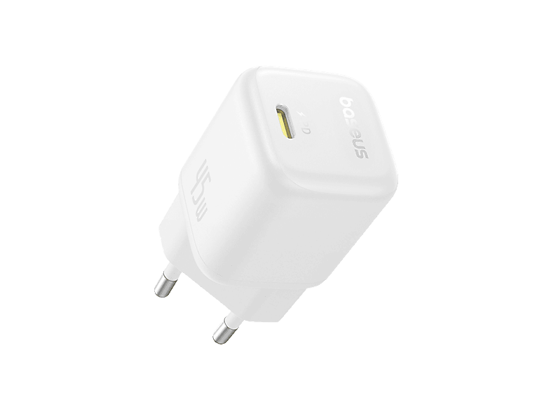 Baseus PicoGo GaN Carga rápida Tipo C 45W Universal Blanco