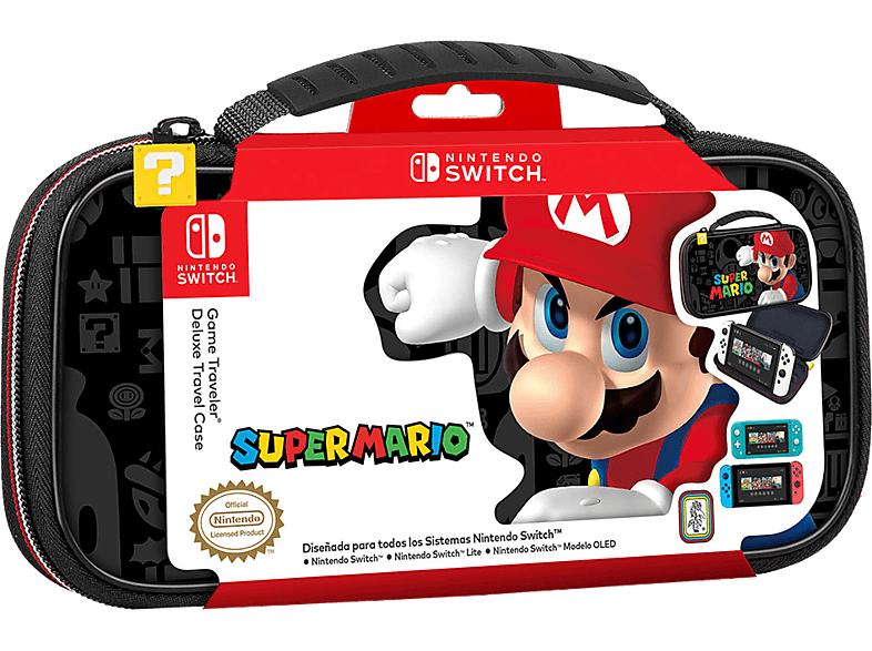 Ardistel Game Traveler case NNS533 Super Mario Para Nintendo Switch Negro