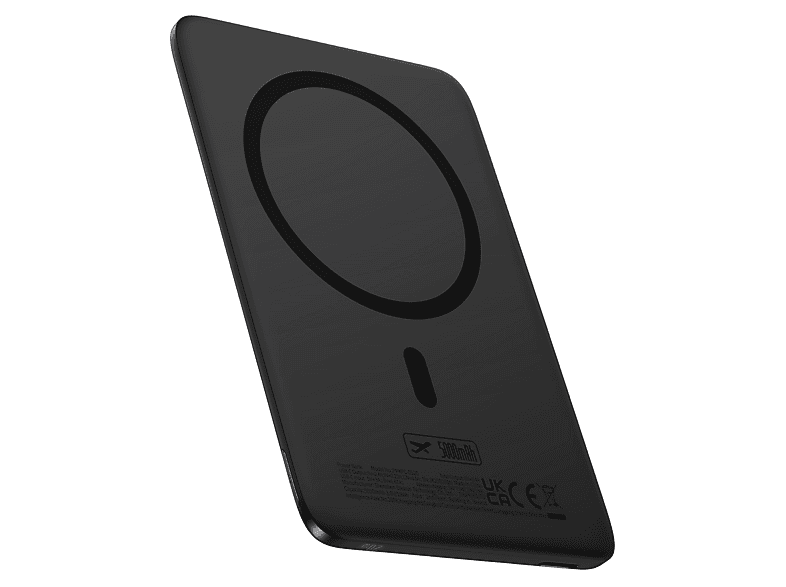 Baseus PicoGo AM41 Ultra-fina 5000 mAh 20W Carga magnética Con cable Tipo C 60W Carga Pass-Through Carga rápida Negro