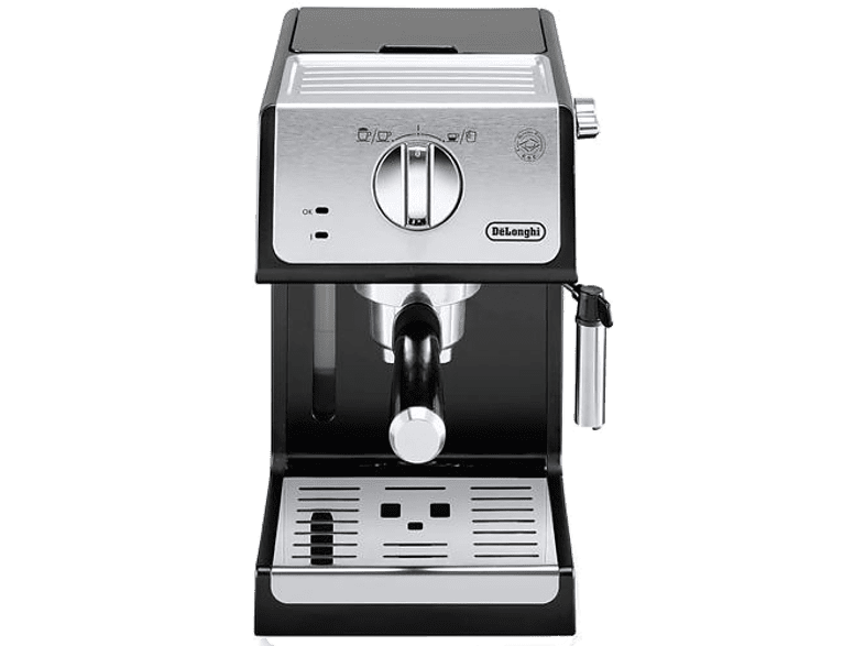 De'Longhi ECP33.21.BK Bomba de presión Thermoblock 15 bar 1100 W 1.1 l 2 cafés Plata y Negro