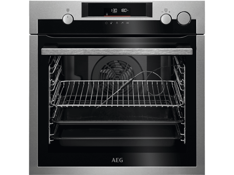 AEG BSE572360M 72 l Multifunción Vapor Independiente Pirolítico 60 cm Inox Antihuellas