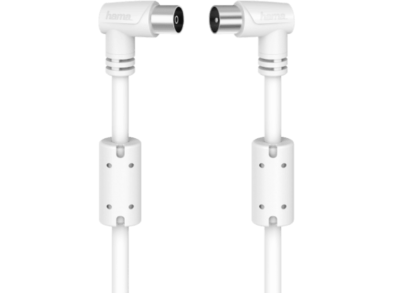 Hama 00205056 Coaxial 90 dB 1.5 m Blanco