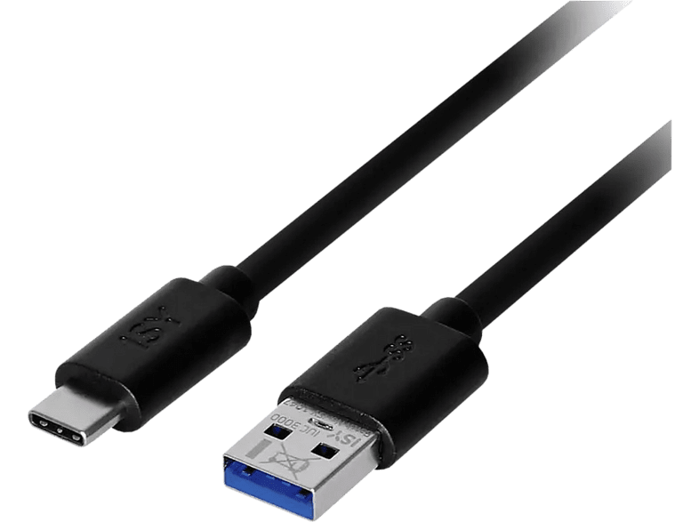 ISY IUC 3000 USB-C a USB-A Universal 1 m Negro