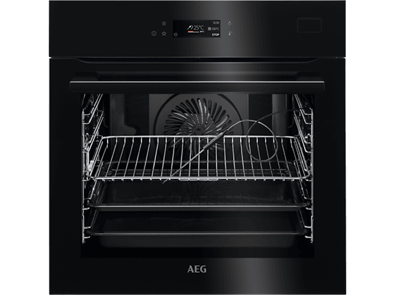 AEG BSE782380B Multifunción Limpieza por vapor 70 l 60 cm Negro