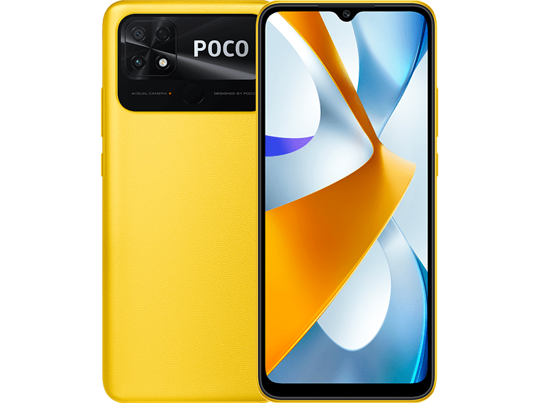 POCO C40 Amarillo POCO 64 GB 4 GB RAM 6.71 HD+ Procesador JLQ JR510 2.0 GHz 6000 mAh Android