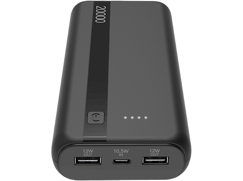 CellularLine PBENTRY20000K 20000 mAh USB tipo A y C Negro