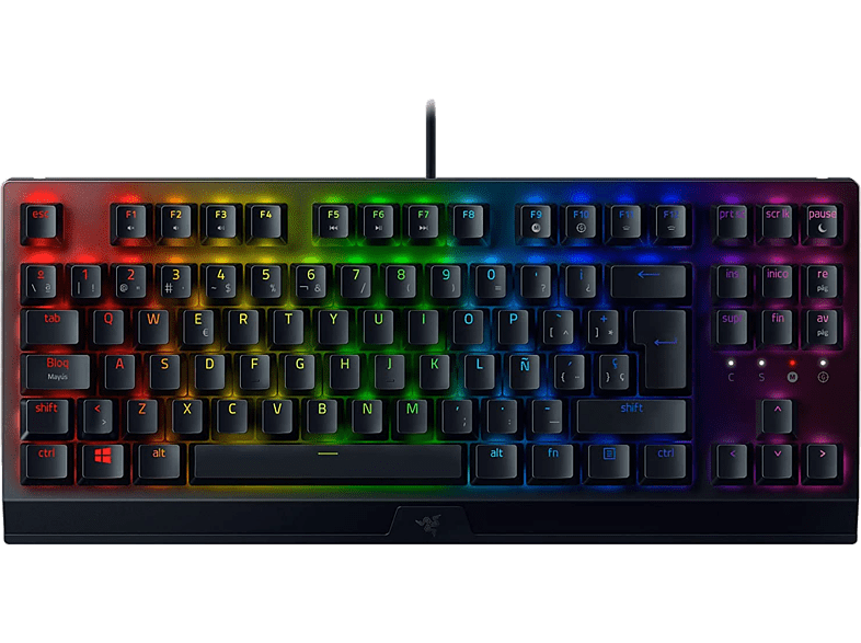 Razer BlackWidow V3 Tenkeyless USB Retroiluminación Chroma RGB Mecánico Negro