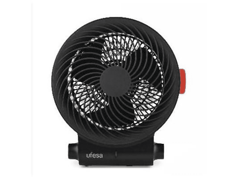 Ufesa Atlas Neo 2000W 2 Niveles Calor + Función Ventilación Termostato regulable  ABS resistente al fuego Negro