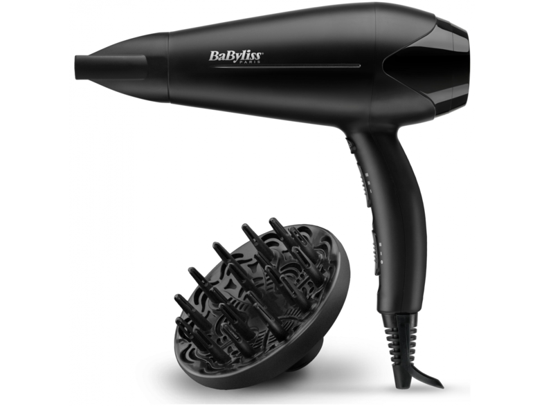 Babyliss PowerDry D563DE 91 km/h Aire frío 2 Velocidades Negro