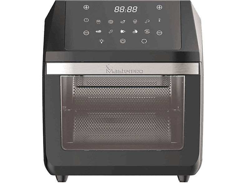 MasterPro Rocket 1100 1800 W 11 l 10 Programas Pantalla LED Táctil Alarma Inox