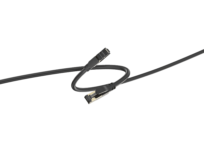 ISY IPC-1013 3m Cat-8 RJ-45 40 Gbps Negro