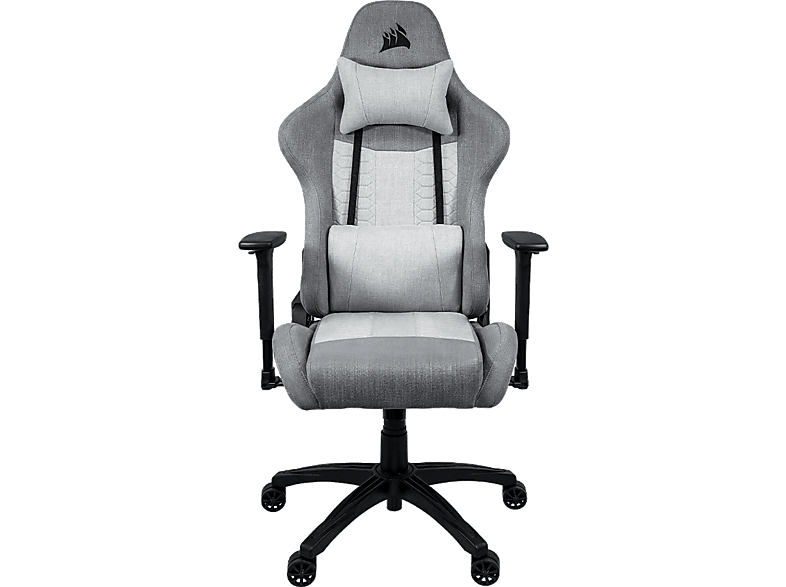 Corsair TC100 Relaxed Transpirable Reposabrazos 2D Inclinación 160° Gris