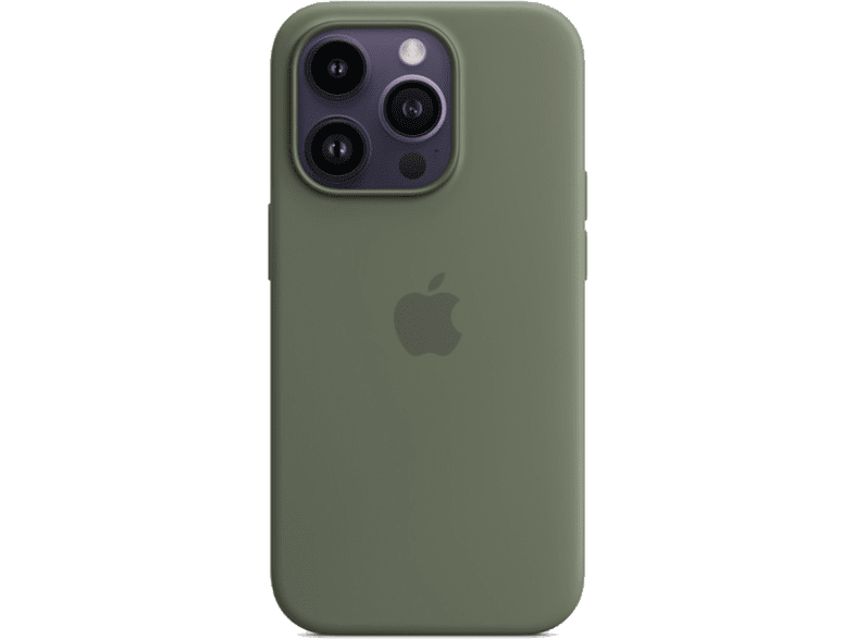 APPLE funda de silicona con MagSafe para el iPhone 14 Pro Verde oliva