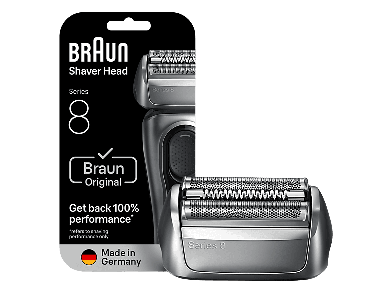 Braun 83M Compatible con afeitadoras Series 8 Plata