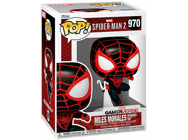 Funko Pop! Spider-Man 2: Miles Morales (Upgraded Suit) 10 cm Vinilo