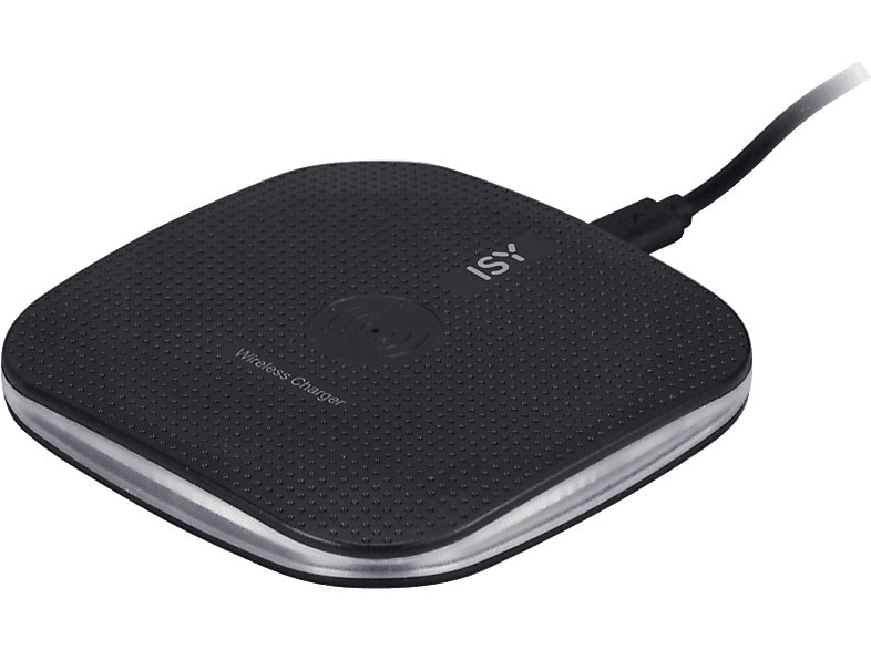 ISY IWQ-1010 ParaDispositivos compatibles con Qi 10W Negro