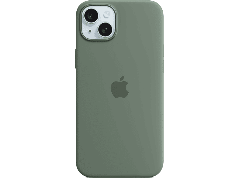 APPLE Funda de silicona con MagSafe para iPhone 15 Ciprés