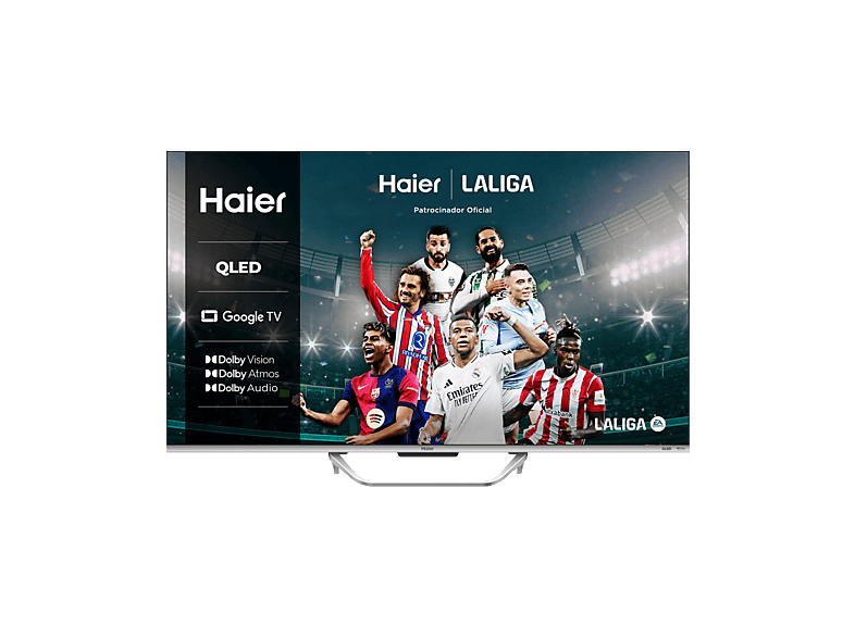 Haier Q8 Series H43Q800UX Smart TV (Google TV) HDR 4K Direct LED Dolby Atmos-Vision Negro