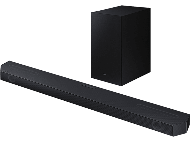 Samsung HW-Q60C/ZF Bluetooth Dolby Atmos 3.1 31W Subwoofer inalámbrico incluido Sonido Inteligente Lite Tap Sound Negro