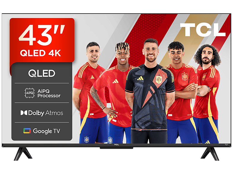 TCL 43T69C UHD 4K Procesador AiPQ Smart TV DVB-T2 Negro