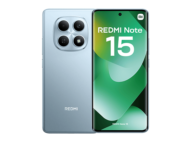 Xiaomi Redmi Note 15 Azul glaciar 128 GB 6 GB RAM 6.77 AMOLED FHD+ MediaTek Helio G100-Ultra 6000 mAh