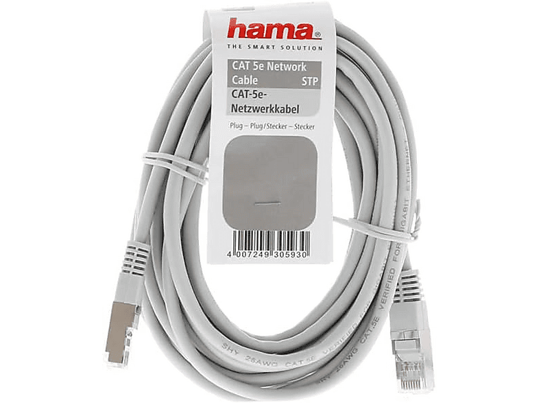 Hama RJ-45 CAT-5E STP 1.5 metros Gris