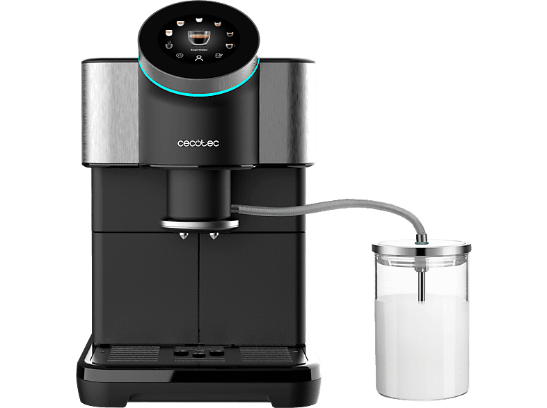 Cecotec Cremmaet Spin 15 bares Táctil Sistema Thermoblock 7 menús Potencia 1450 W 1.5L Black
