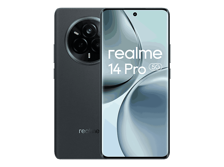 realme 14 Pro 5G Black 256 GB 8 GB 6.77 Curva Vision 120 Hz MediaTek Dimensity 7300E 6000 mAh