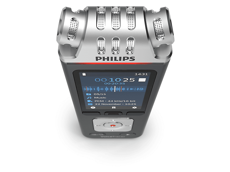 Philips DVT8115 8 GB Grabación de 360° Batería recargable Con App Antracita