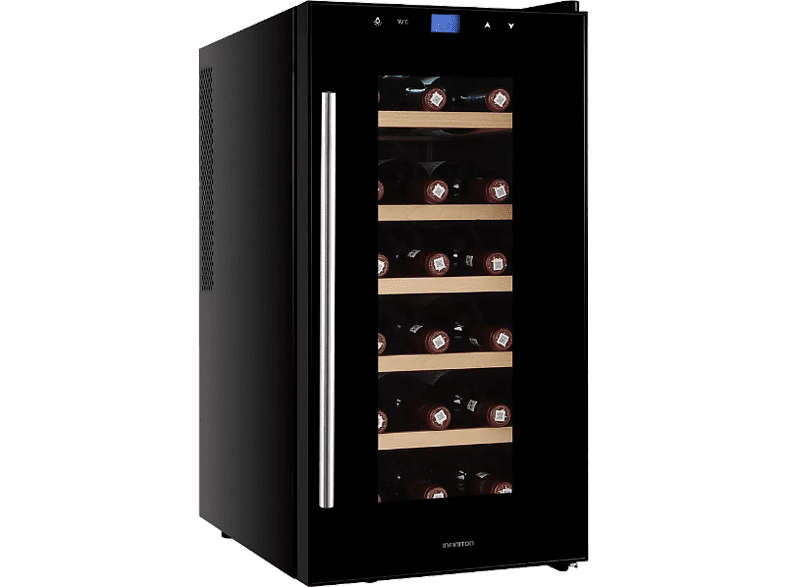 Infiniton WCL-18T Auto defrost 18 Botellas 52 l Negro
