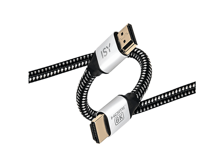 ISY IHD 5020 Ultra High Speed HDMI 2.1 2 m Negro