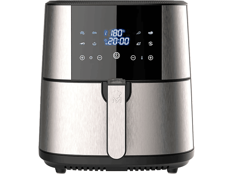 MasterPro Rocket 360 3.5 l 6 programas 1500 W Pantalla LED Táctil Cesta Antiadherente Inox