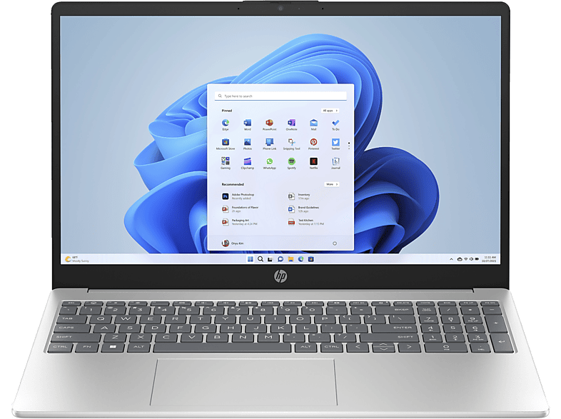 HP 15-fc0073ns 15.6  Full HD AMD Ryzen™ 5 7520U 16GB RAM 512GB SSD Gráficos AMDRadeon™ Windows 11 H Plata natural