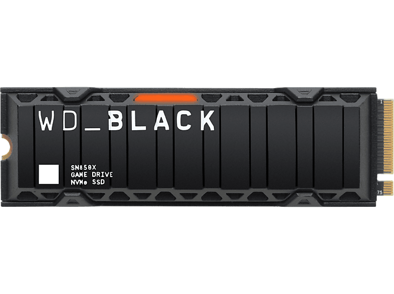 WD_BLACK SN850X NVMe SSD Con disipador de calor PlayStation®5 M.2 2280 Negro