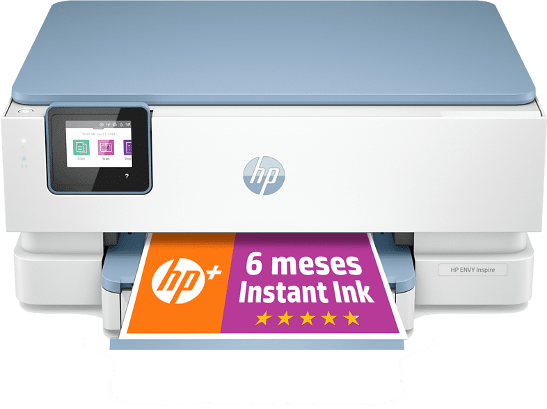 HP Envy Inspire 7221e WiFi USB 6 meses de impresión Instant Ink con HP+ doble cara
