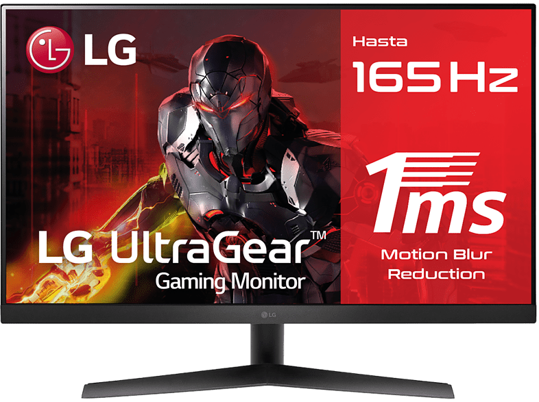 LG 32GN50R 31.5 Full-HD 1 ms 165 Hz HDMI x2 DisplayPort 2 USB Negro