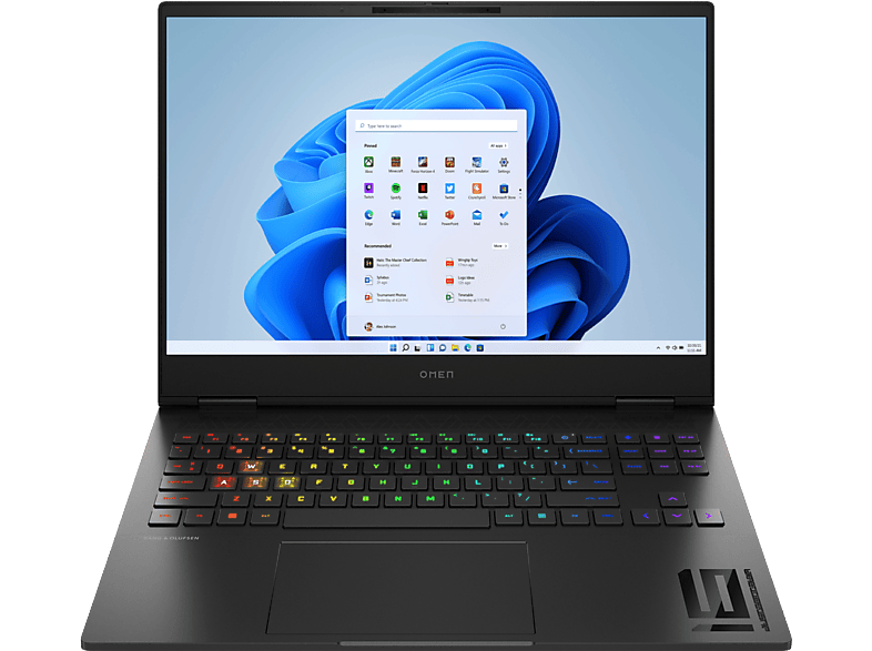HP OMEN 16-u0001ns 16 WQXGA Intel® Core™ i7-13700HX 32GB RAM 1TB SSD RTX™ 4070 W11 H Negro